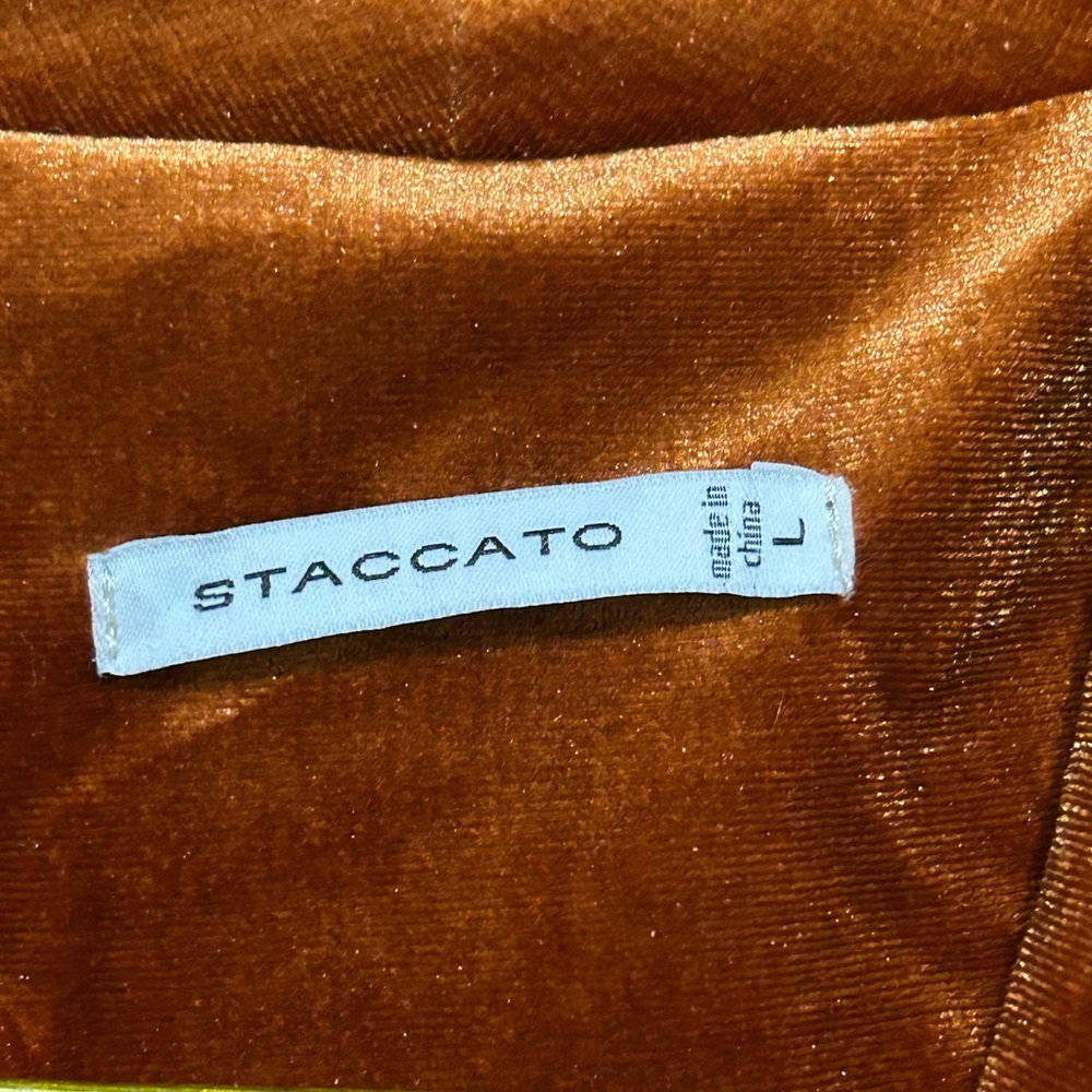 Staccato Velvet Blazer in warm orange - Picture 3 of 4
